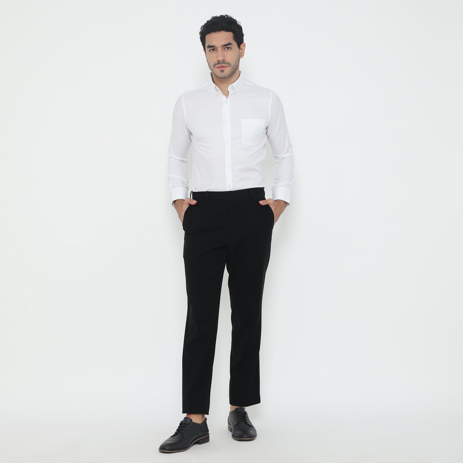 Jobb Opal-B Celana Panjang Pria Regular Fit Dark Black - Image 5