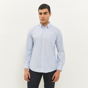 Jobb Rainer Kemeja Pria Lengan Panjang Slim Fit Biru