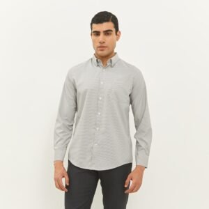 Jobb Rainer Kemeja Pria Lengan Panjang Slim Fit Hitam