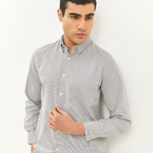 Jobb Rainer Kemeja Pria Lengan Panjang Slim Fit Hitam