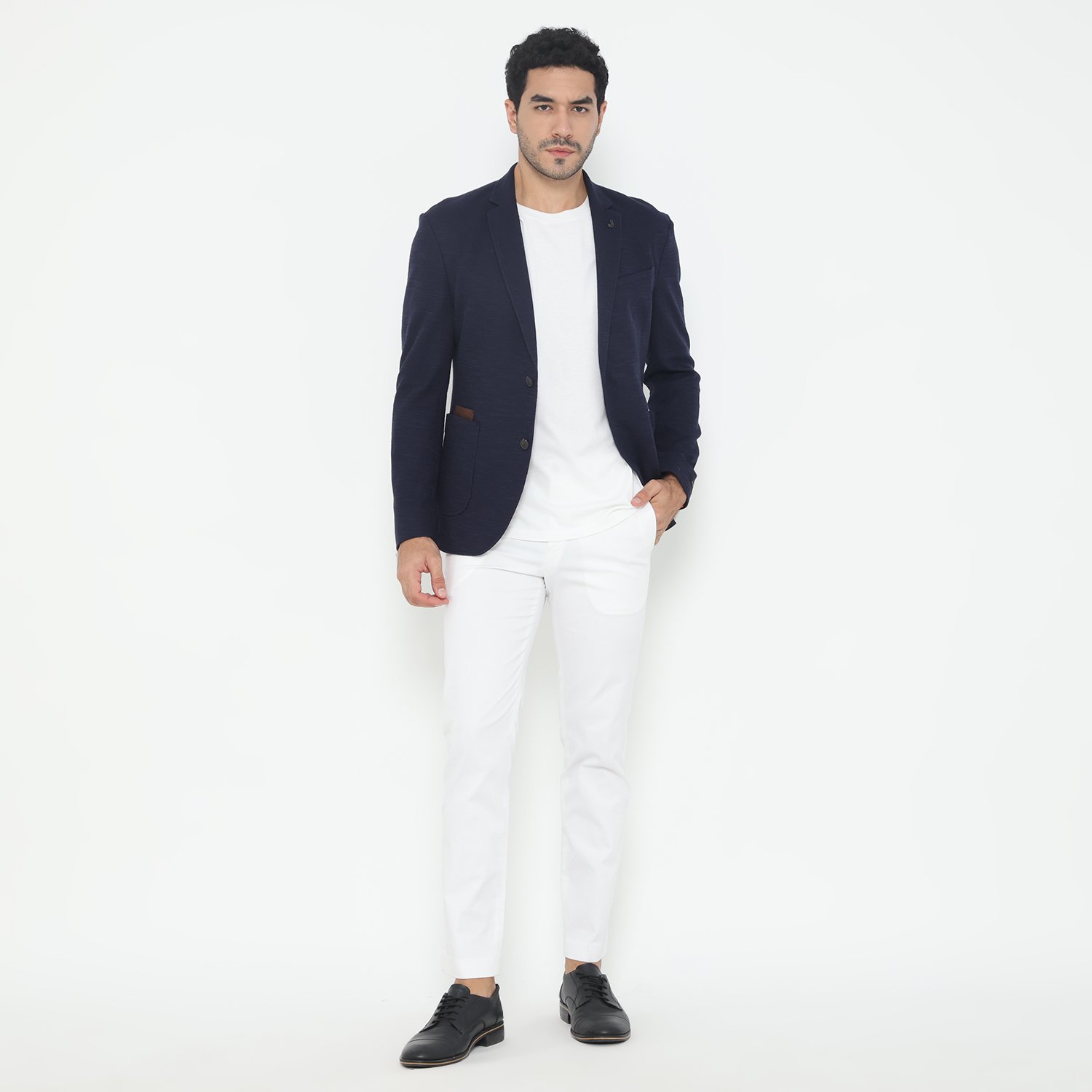 JOBB Robson-T2 Jas Pria Slim Fit Navy - Image 3