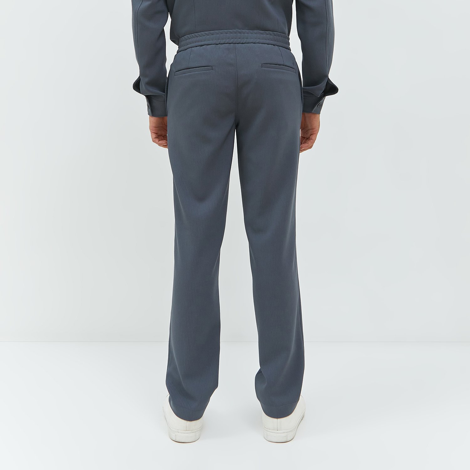 JOBB Rocher Celana Panjang Pria Slim Fit Medium Grey - Image 4