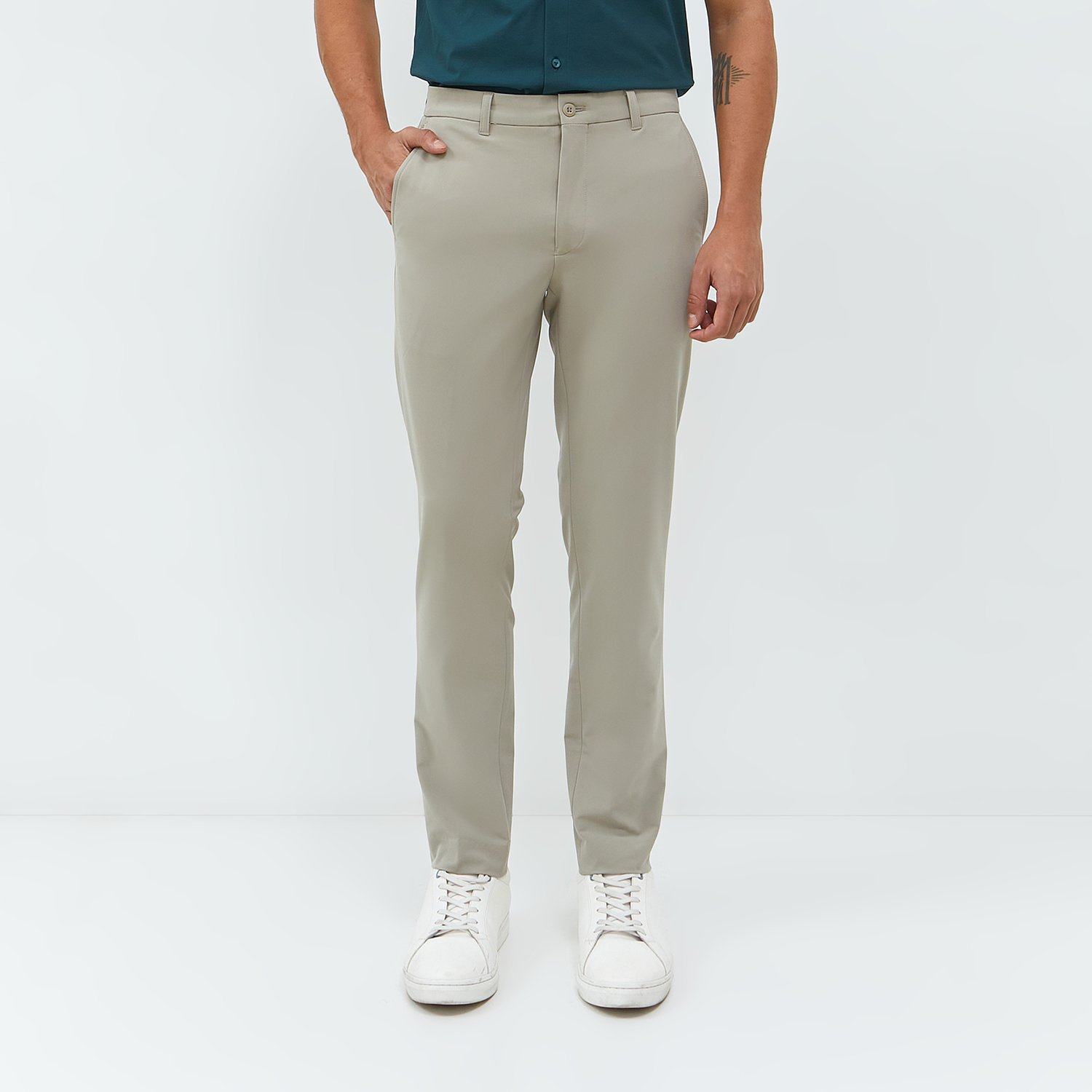 Jobb San Diego Celana Panjang Modern Slim Fit Light Khaki