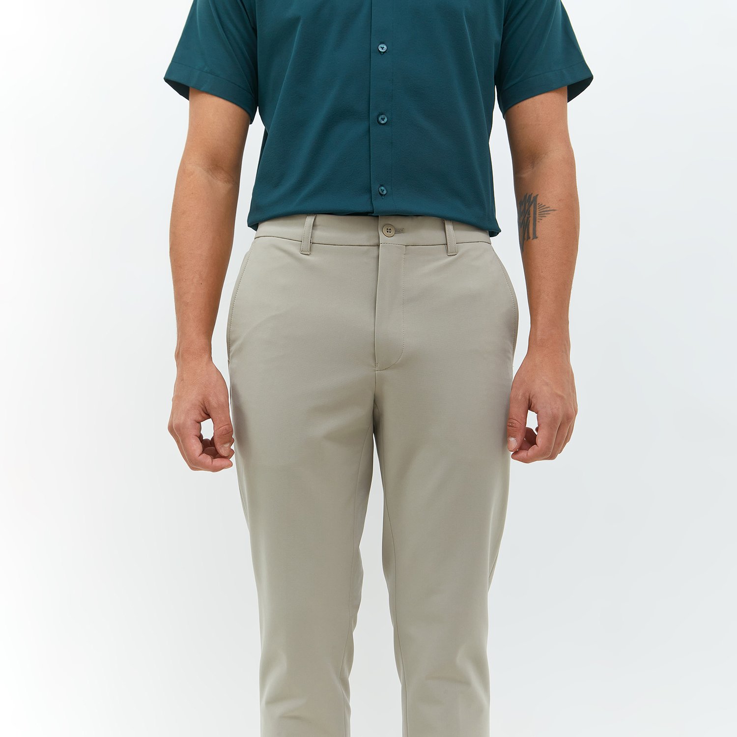 Jobb San Diego Celana Panjang Modern Slim Fit Light Khaki - Image 4
