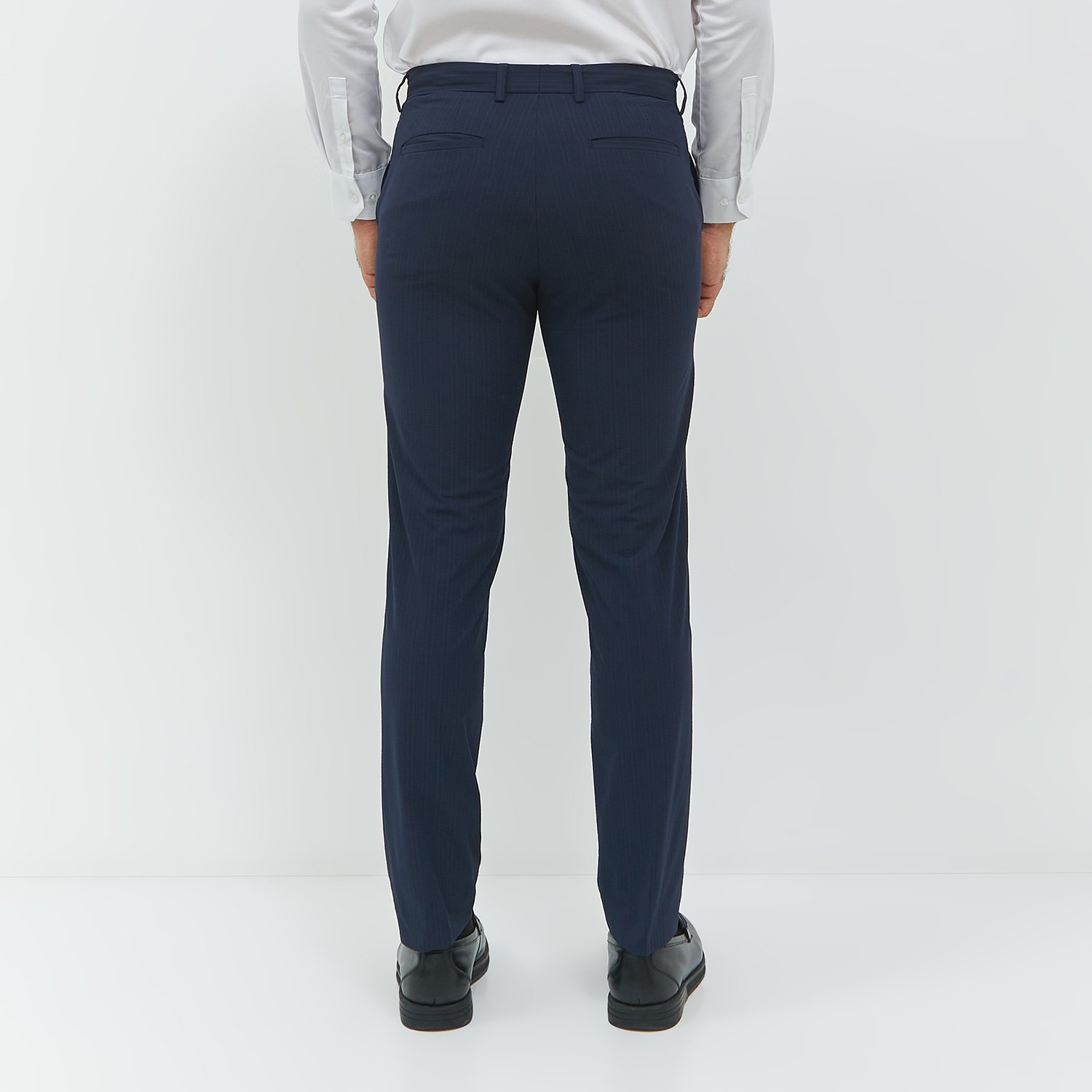 JOBB Spectre-B Celana Panjang Pria Modern Slim Fit Navy - Image 4