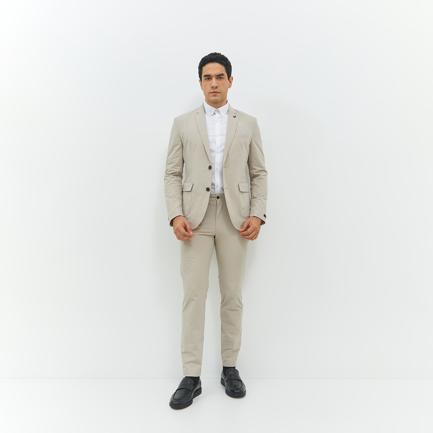 JOBB Spectre-T2 Jas Pria Slim Fit Beige - Image 6