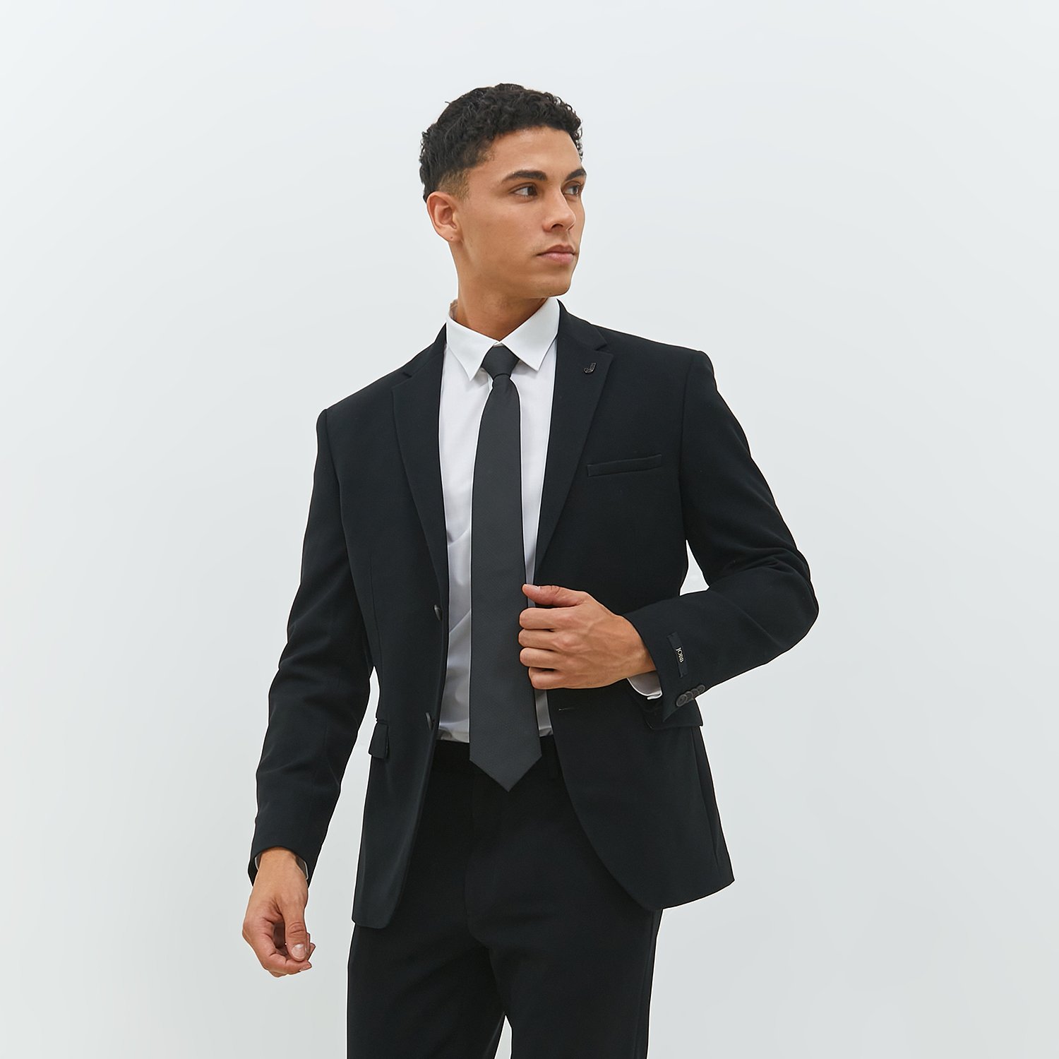 JOBB Topaz-T2 Jas Pria Slim Fit Dark Black - Image 5