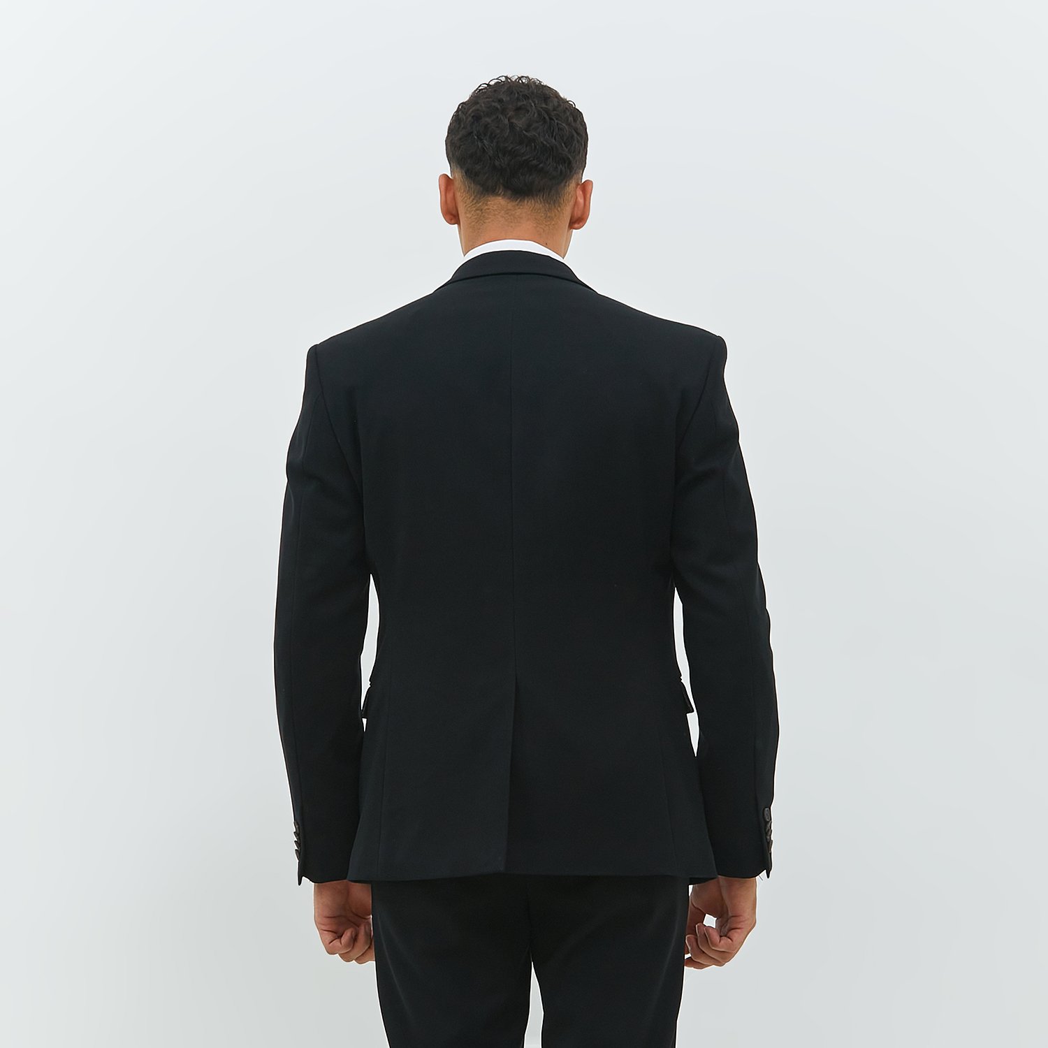 JOBB Topaz-T2 Jas Pria Slim Fit Dark Black - Image 3
