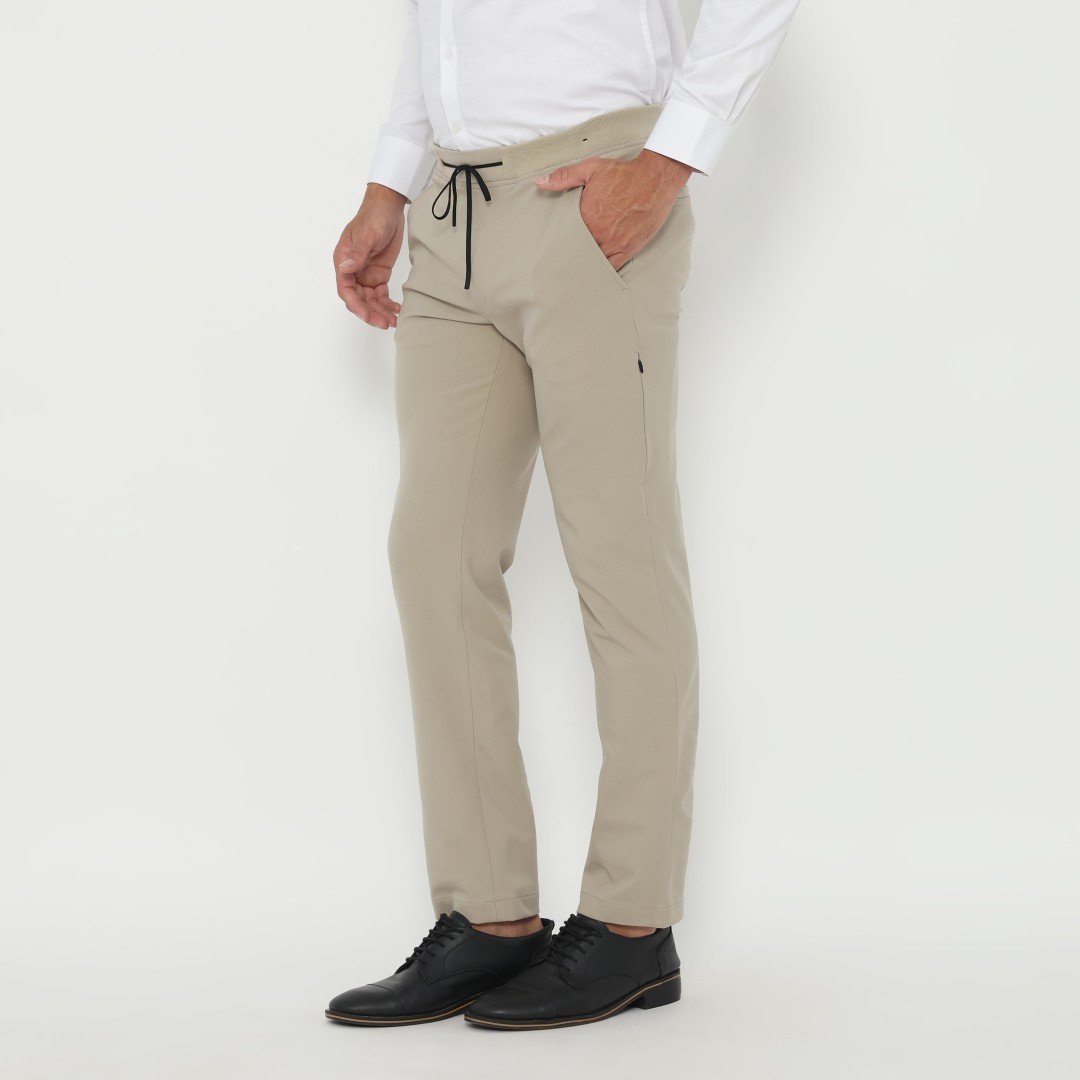 Jobb Venus Celana Panjang Modern Slim Fit Light Khaki - Image 2
