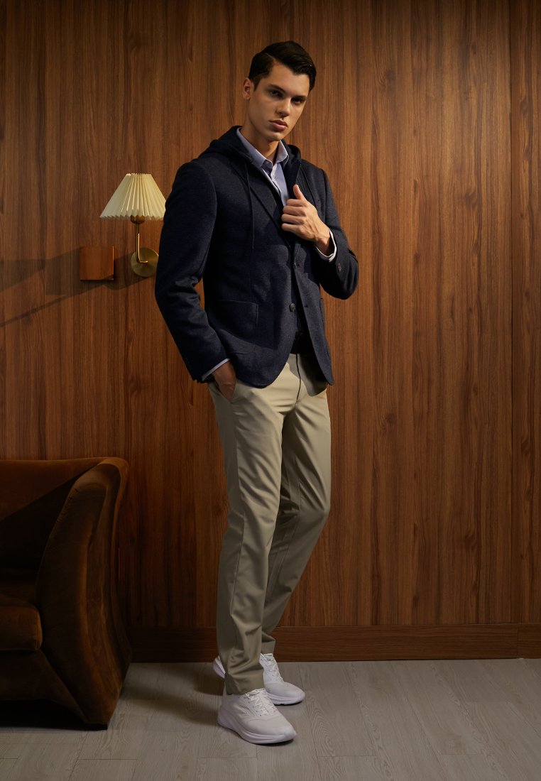 Jobb Darden-T2 Hybird Blazer Pria Slim Fit Navy