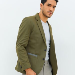 Jobb Julio-T2 Blazer Pria Slim Fit Olive