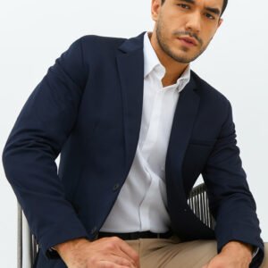 Jobb Julio-T2 Blazer Pria Slim Fit Navy