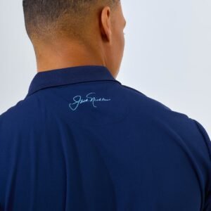 Jack Nicklaus Kenan Polo Shirt Pria Slim Fit Sodalite Blue
