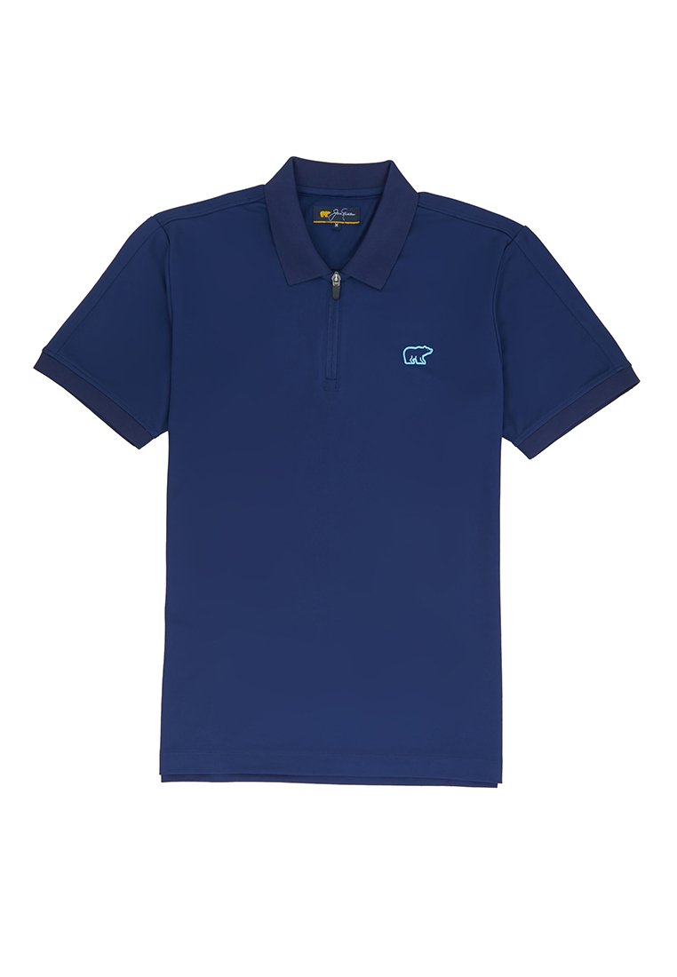 Jack Nicklaus Kenan Polo Shirt Pria Slim Fit Sodalite Blue - Image 7