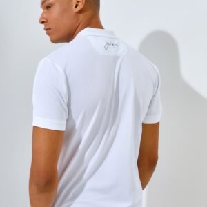 Jack Nicklaus Kenan Polo Shirt Pria Slim Fit White