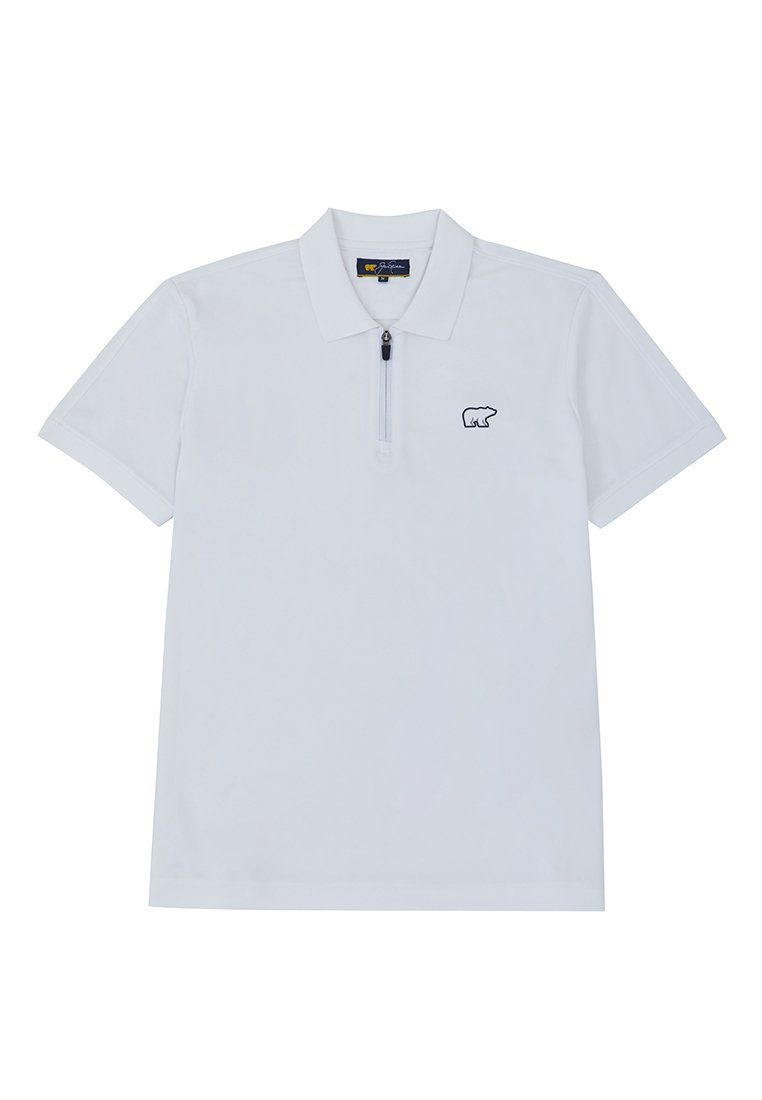 Jack Nicklaus Kenan Polo Shirt Pria Slim Fit White - Image 6