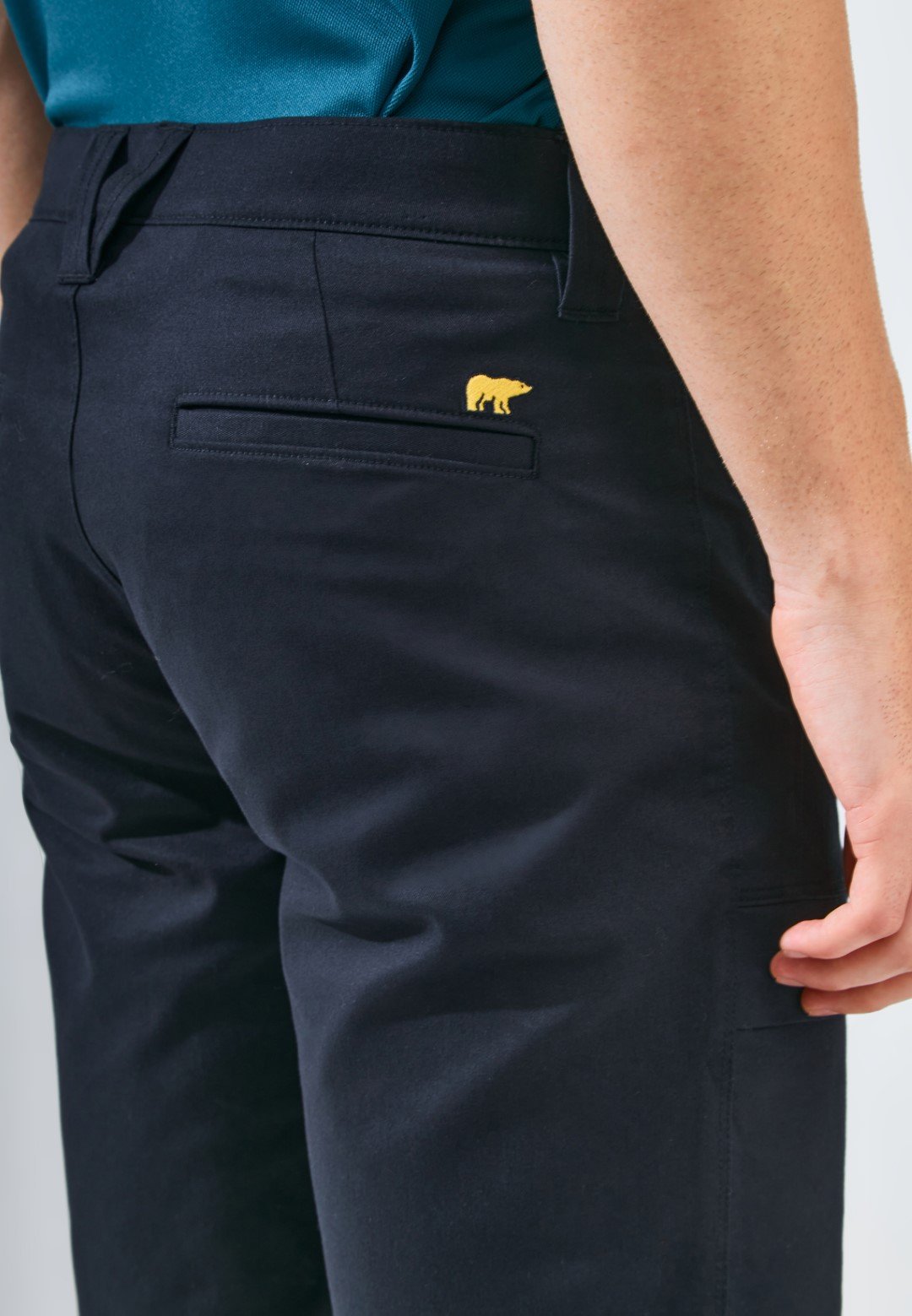 Jack Nicklaus Leo Celana Pendek Pria Regular Fit Black - Image 5