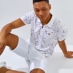 Jack Nicklaus Luiz Polo Shirt Pria Slim Fit White