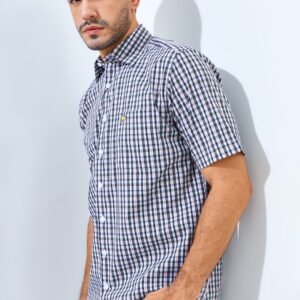 Jack Nicklaus Margaret Premium men's shirt Hounslow Plaid Sage Leaf