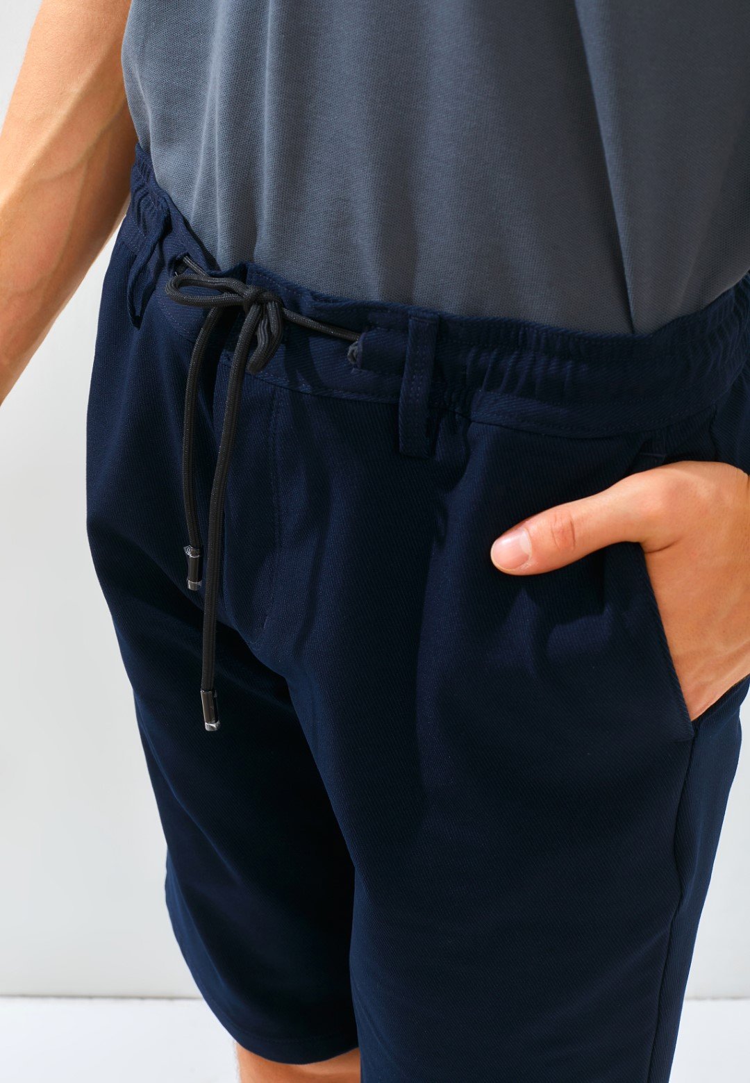 Jack Nicklaus Maverick Celana Pendek Pria Regular Fit Navy - Image 3