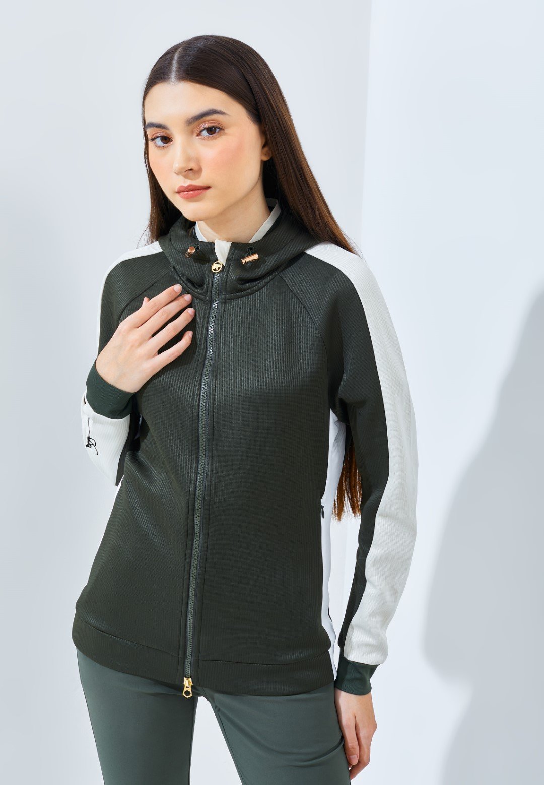 Jack Nicklaus Methodist Premium Jacket ladies Olive