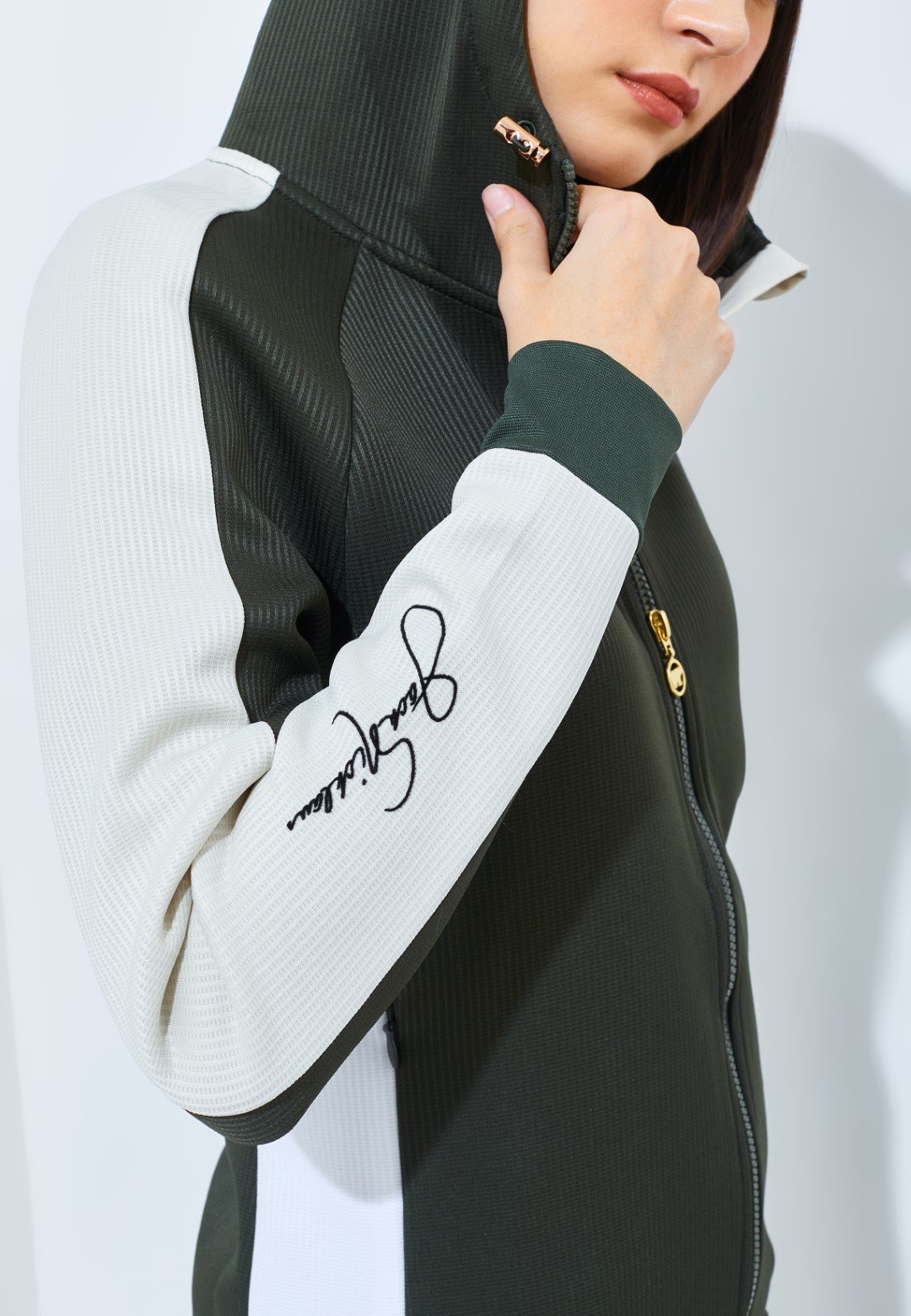 Jack Nicklaus Methodist Premium Jacket ladies Olive - Image 6