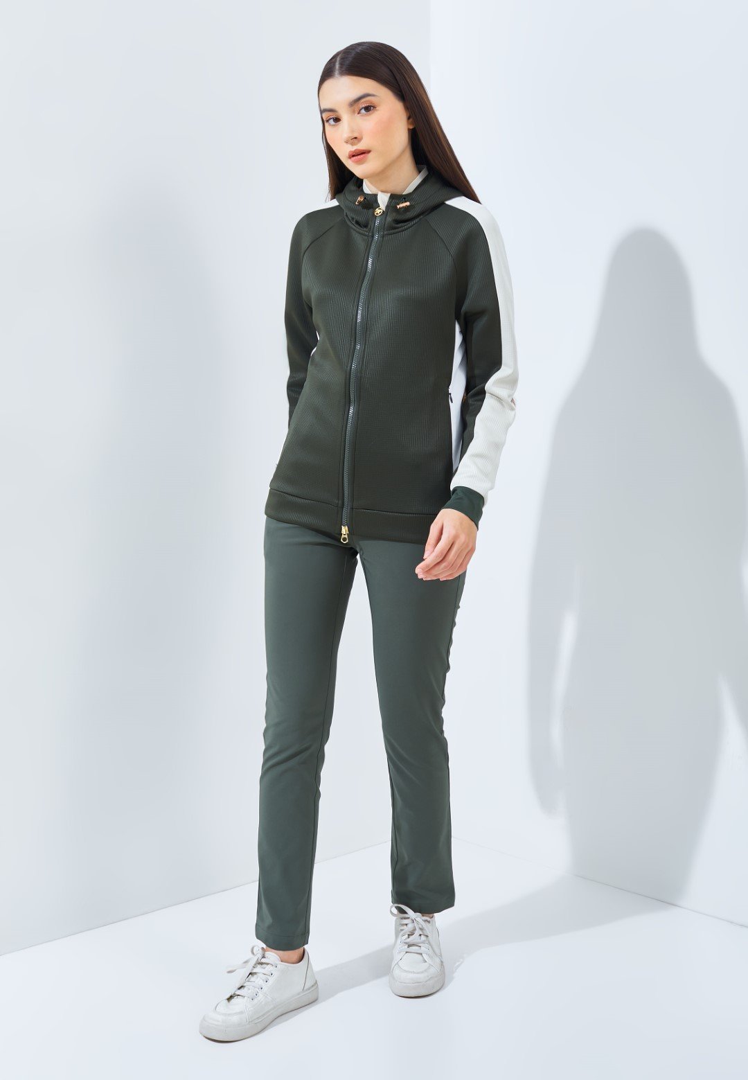 Jack Nicklaus Methodist Premium Jacket ladies Olive - Image 8