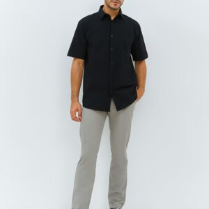 Jobb Minneapolis Kemeja Pria Lengan Pendek Regular Fit Hitam