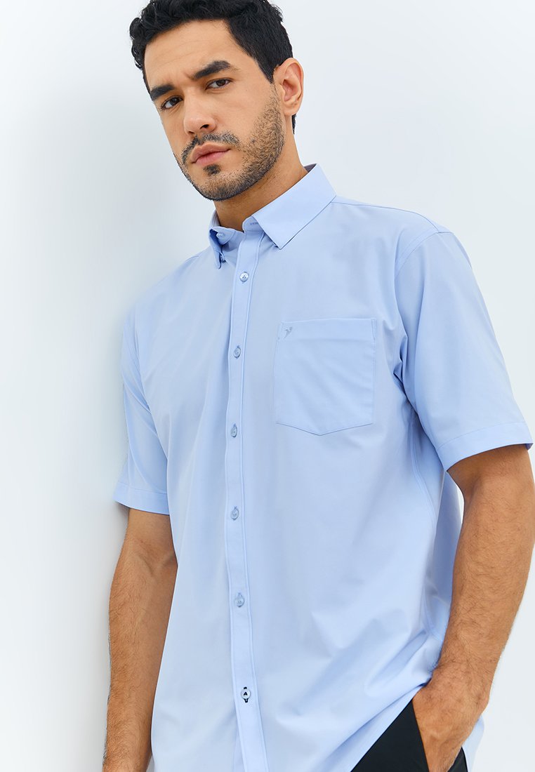 Jobb Minneapolis Kemeja Pria Lengan Pendek Regular Fit Light Blue - Image 2