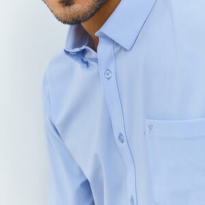 Jobb Minneapolis Kemeja Pria Lengan Pendek Regular Fit Light Blue