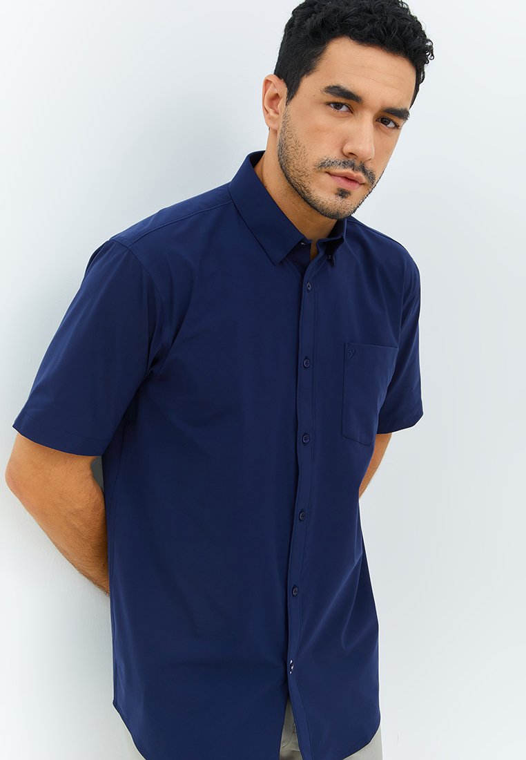 Jobb Minneapolis Kemeja Pria Lengan Pendek Regular Fit Navy - Image 2