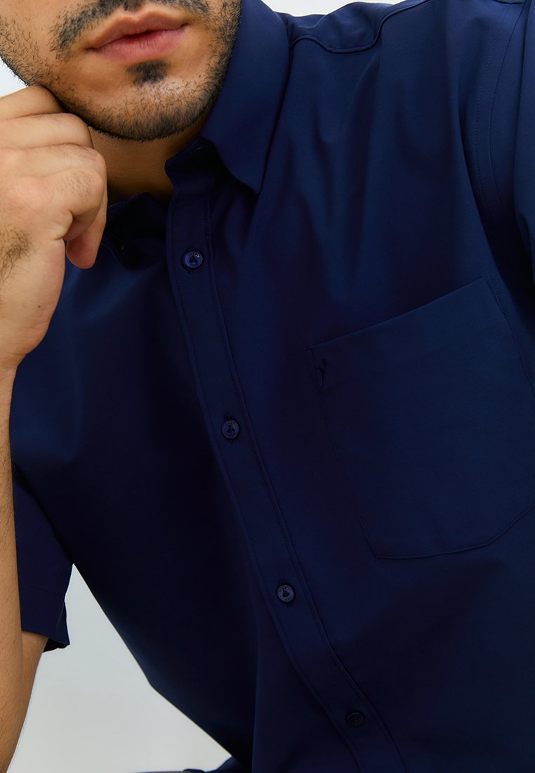 Jobb Minneapolis Kemeja Pria Lengan Pendek Regular Fit Navy - Image 3