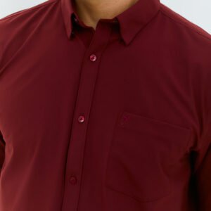 Jobb Minneapolis Kemeja Pria Lengan Pendek Regular Fit Maroon