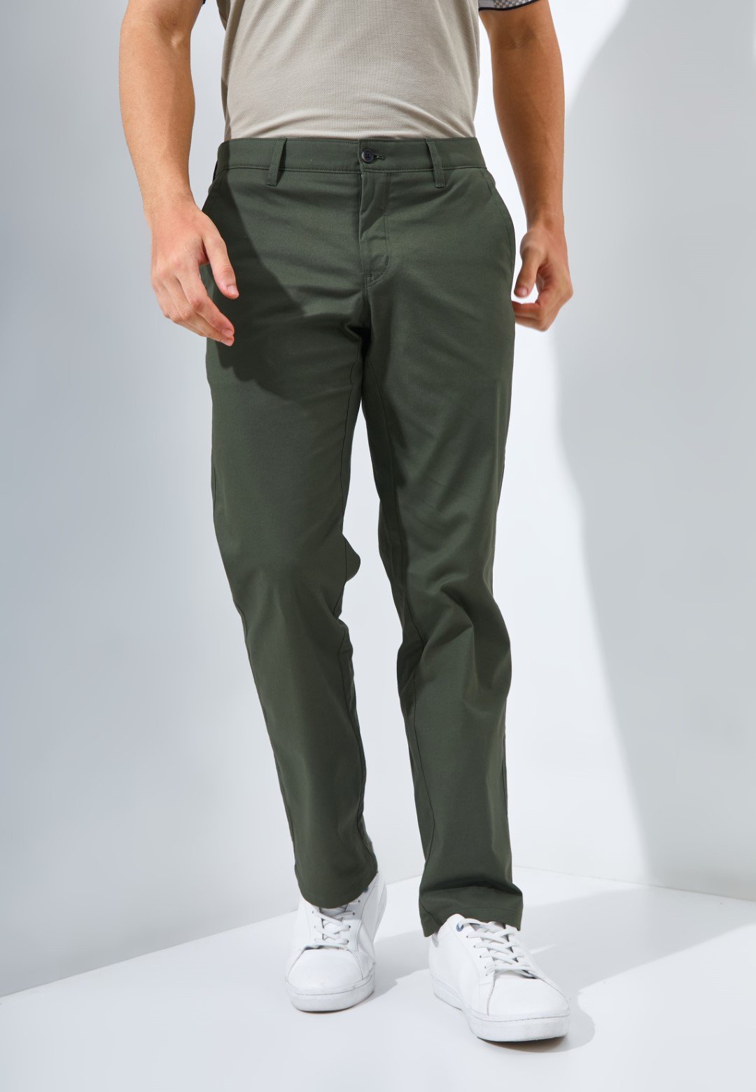 Jack Nicklaus Morales Celana Panjang Pria Regular Fit Dark Green