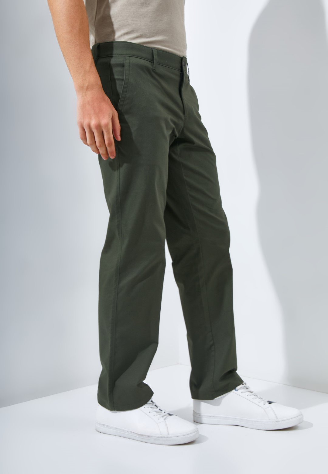 Jack Nicklaus Morales Celana Panjang Pria Regular Fit Dark Green - Image 2
