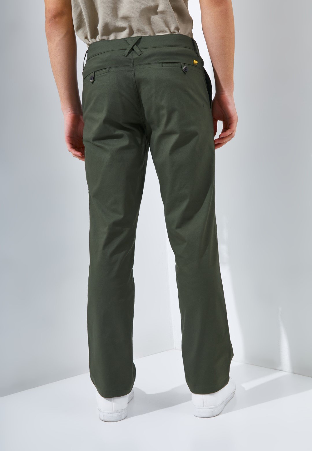Jack Nicklaus Morales Celana Panjang Pria Regular Fit Dark Green - Image 4