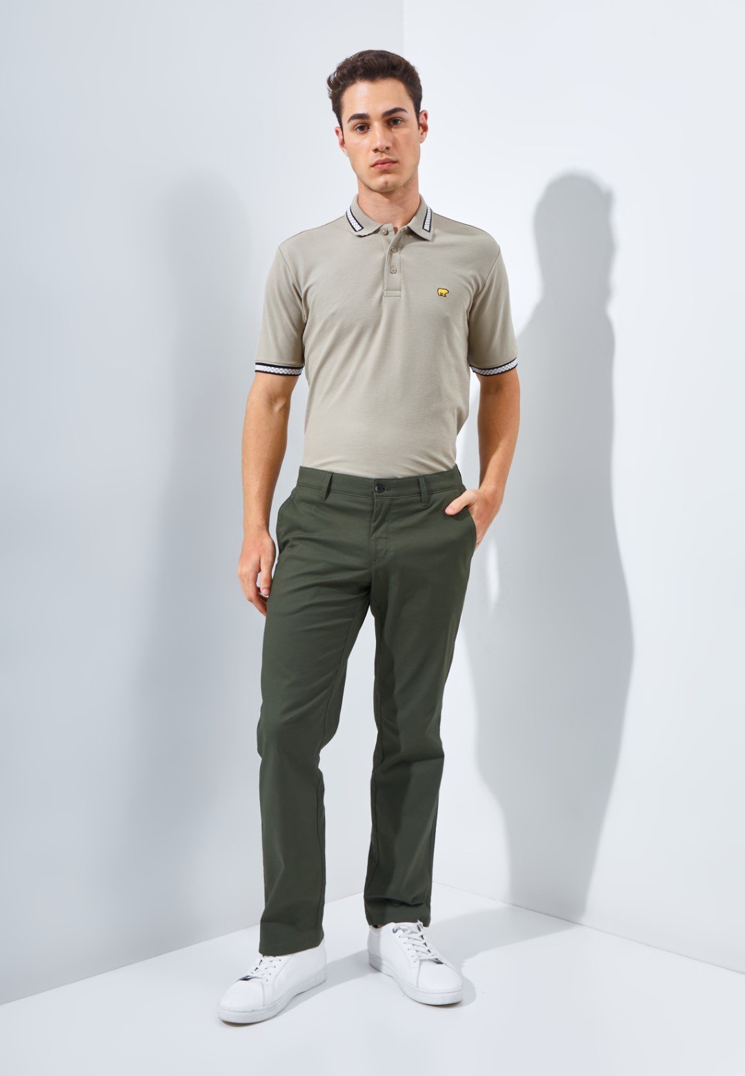 Jack Nicklaus Morales Celana Panjang Pria Regular Fit Dark Green - Image 6