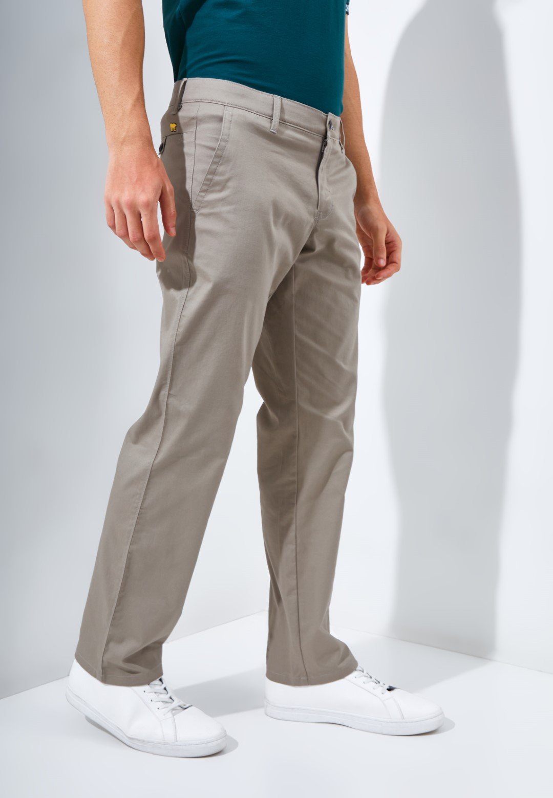 Jack Nicklaus Morales Celana Panjang Pria Regular Fit Camel - Image 2
