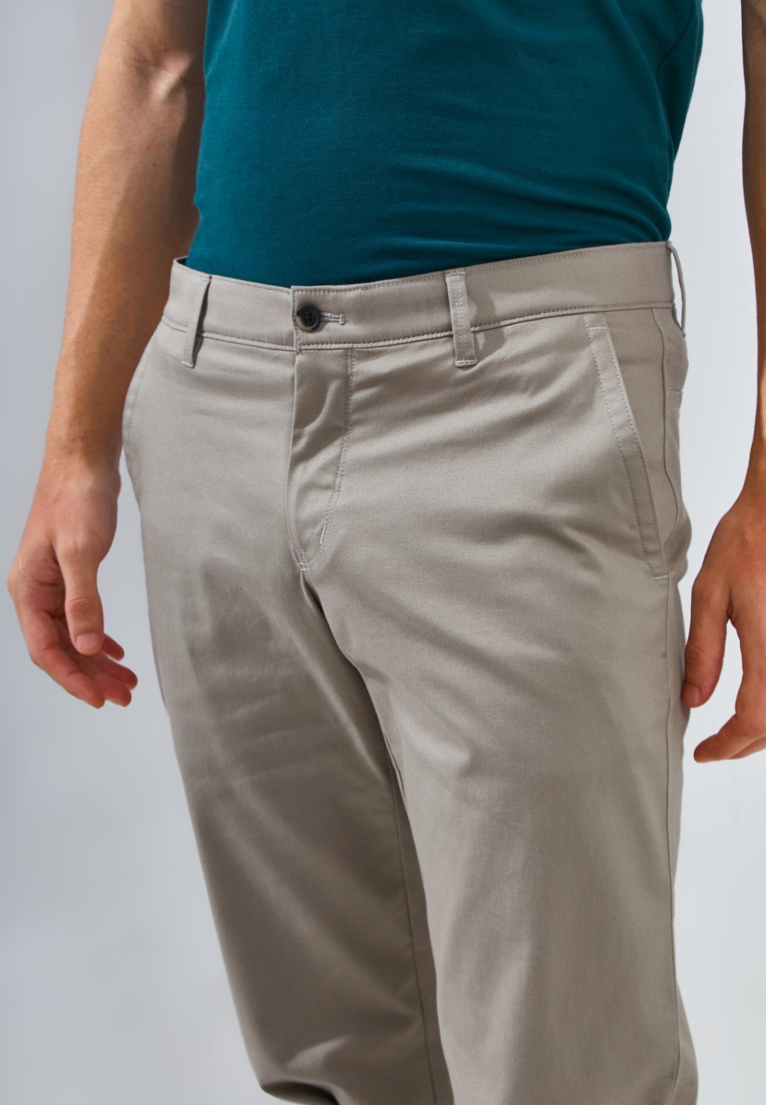 Jack Nicklaus Morales Celana Panjang Pria Regular Fit Camel - Image 3