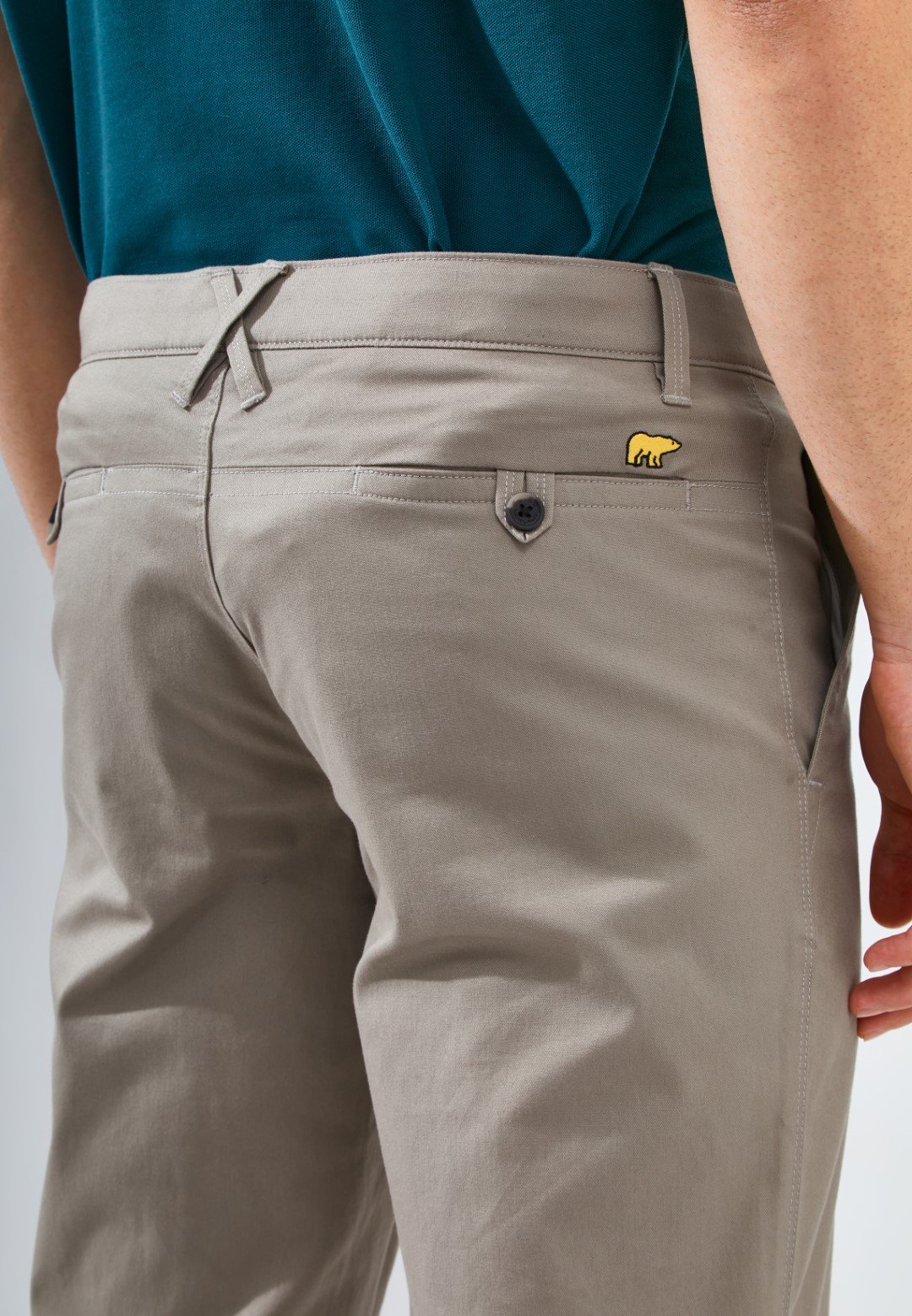 Jack Nicklaus Morales Celana Panjang Pria Regular Fit Camel - Image 5