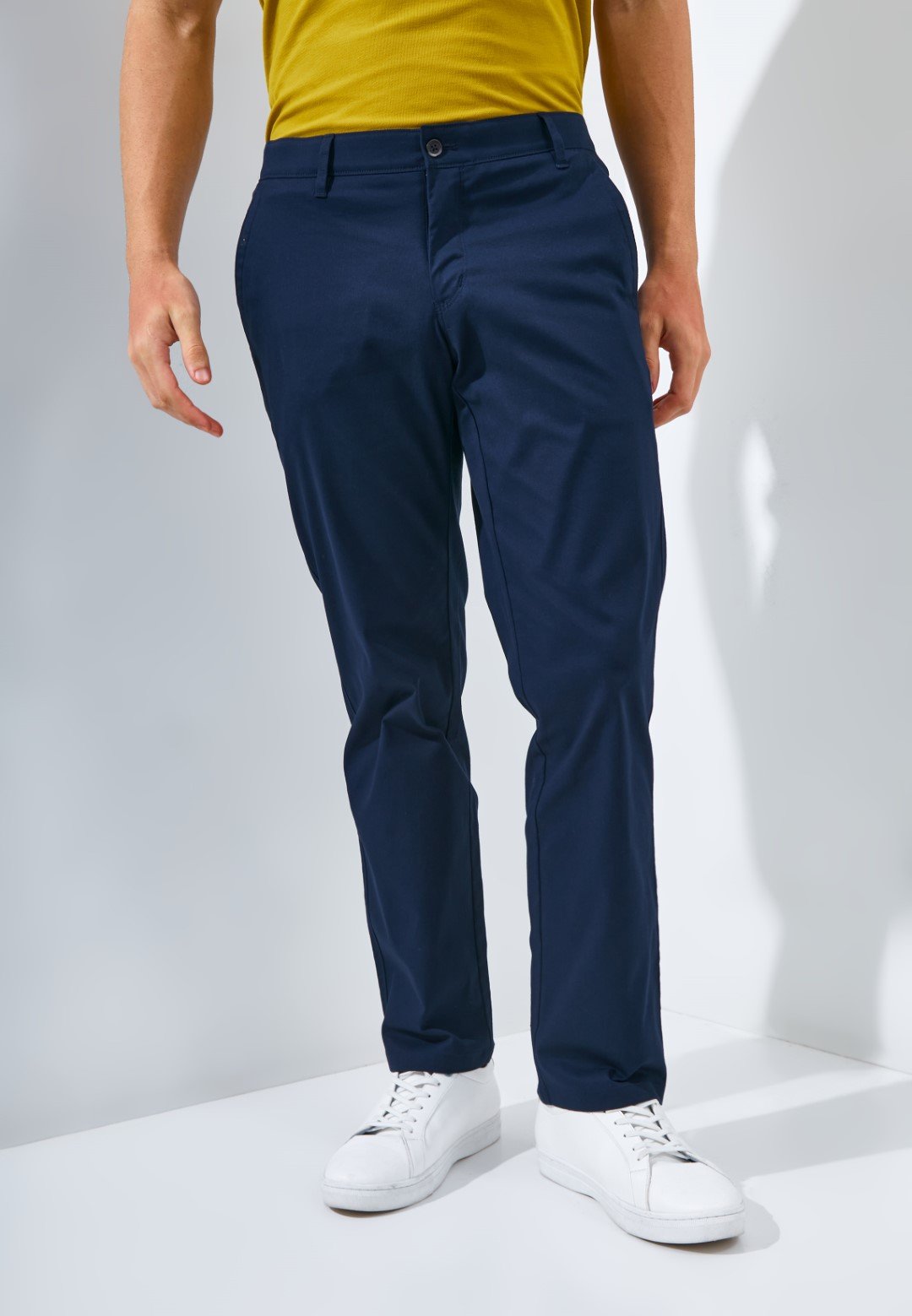 Jack Nicklaus Morales Celana Panjang Pria Regular Fit Navy - Image 2