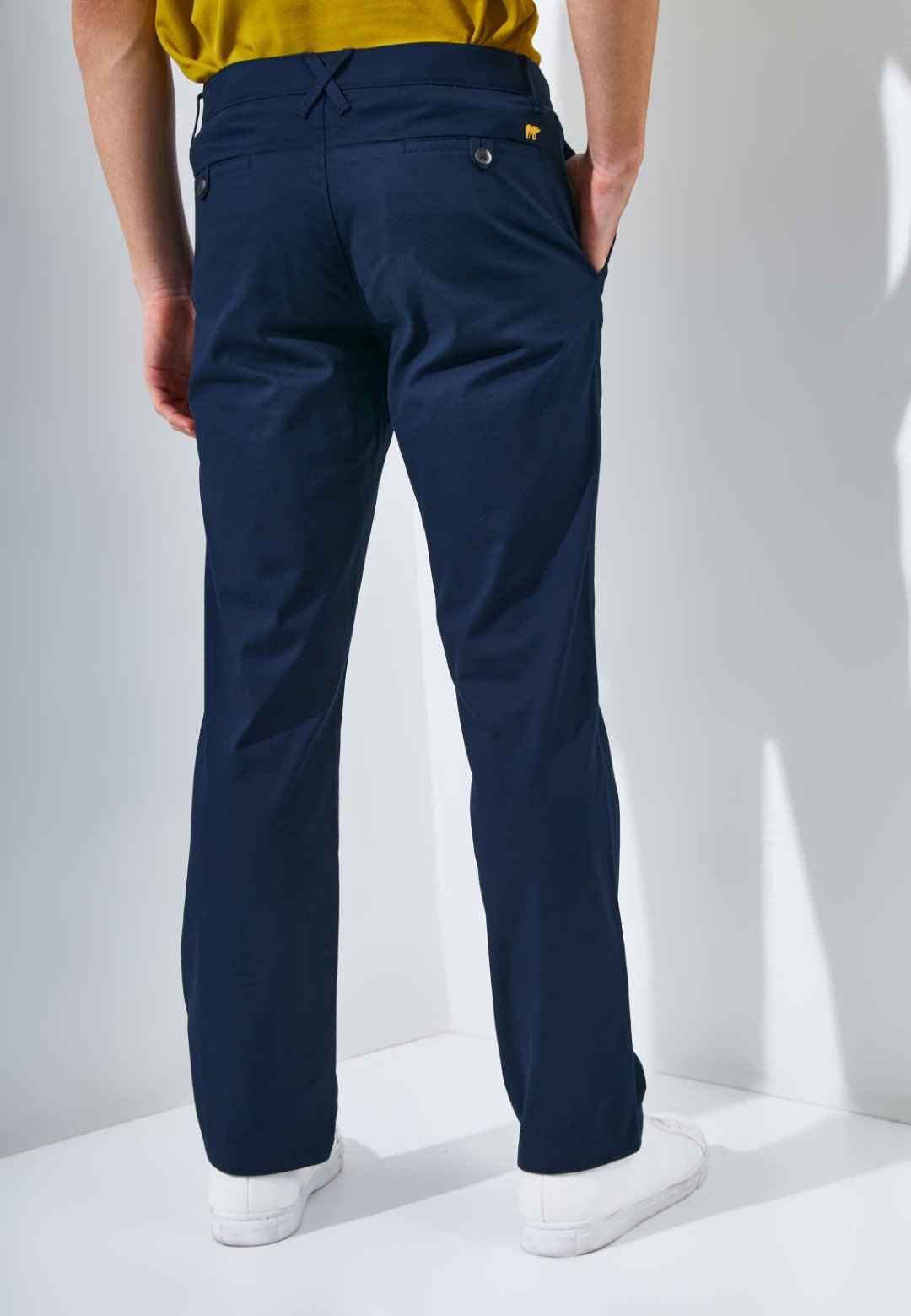 Jack Nicklaus Morales Celana Panjang Pria Regular Fit Navy - Image 4