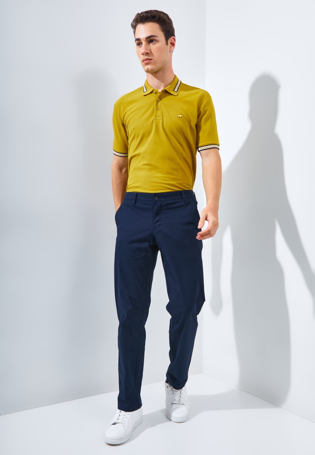 Jack Nicklaus Morales Celana Panjang Pria Regular Fit Navy - Image 6