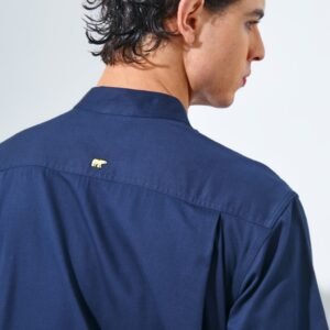 Jack Nicklaus Morata Kemeja Shanghai Pria Pendek Regular Navy