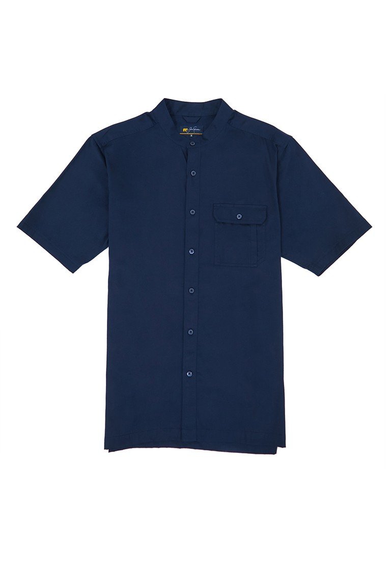 Jack Nicklaus Morata Kemeja Shanghai Pria Pendek Regular Navy - Image 7
