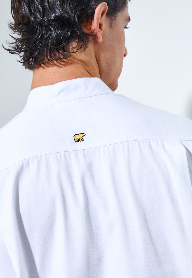 Jack Nicklaus Morata Kemeja Shanghai Pria Pendek Regular White - Image 4