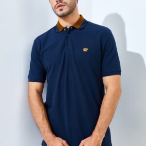 Jack Nicklaus Neo Polo Shirt Pria Regular Fit Navy