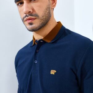 Jack Nicklaus Neo Polo Shirt Pria Regular Fit Navy