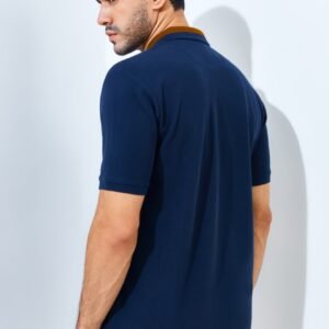 Jack Nicklaus Neo Polo Shirt Pria Regular Fit Navy