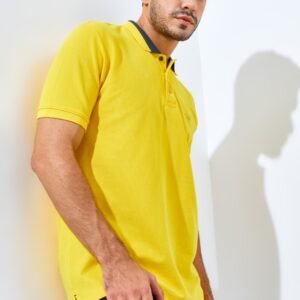 Jack Nicklaus Neo Polo Shirt Pria Regular Fit Yellow